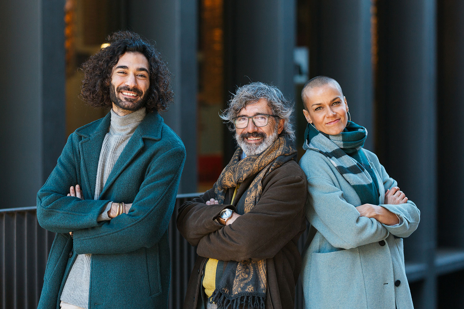 persone di business felici
